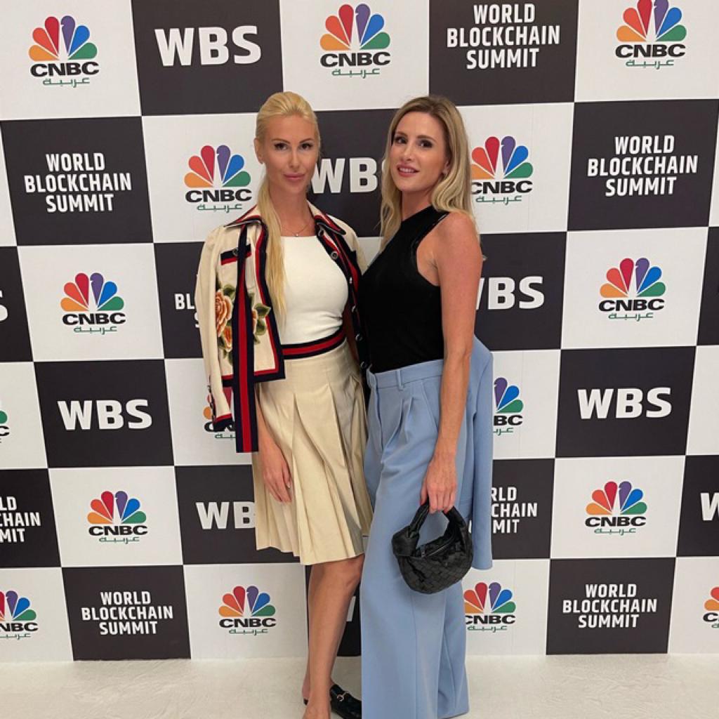 Irina Gradusova and Anna Ivanko at a meeting